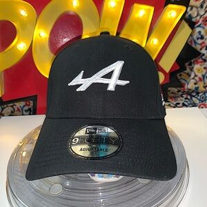 Formula One Racing F1 Alpine New Era 9FORTY Essential Snap Back Cap/ Black - NWT